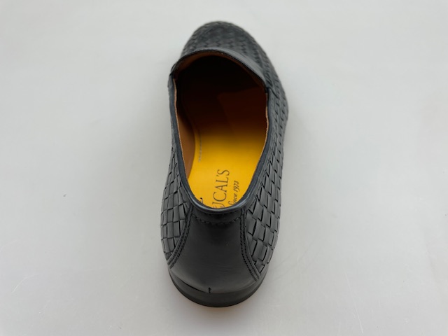 Pennyloafer Adler Intreccio Straw Blu Nero, Art. DU3265